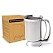 Professional Stainless Steel Pancake Batter Dispenser - Great for Baking,Cupcakes, Muffins-Cooking Crepes,Waffles,Cooking Crepes and Waffles,800ml