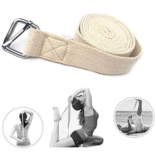 KUOZEN Yoga Straps And Belts Yoga Straps Flexibility Yoga Strap Cotton Adjustable Yoga Belt Yoga Strap Cotton Belt Perfect For Holding Poses Yoga Strap