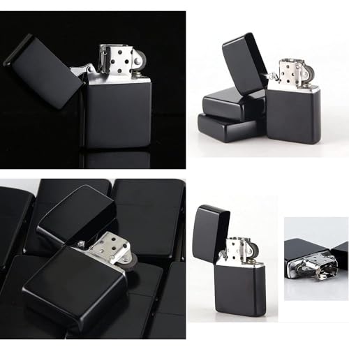 Image of Refillable Small Pocket Cigarette Lighter | Compact Portable Design | Metal Body Refillable Gas Lighter | Pocket Size Smoking Accessory | Durable Stylish Lighter