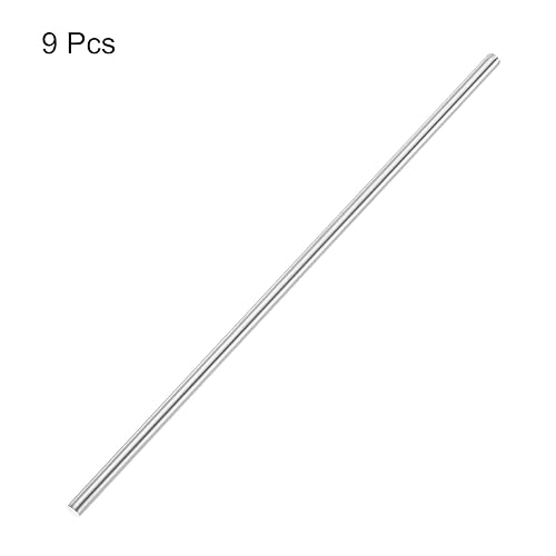 Miniatura 247 de uxcell Varilla redonda sólida de acero inoxidable 304 de 0.197 in x 5.906 in para manualidades de bricolaje - 10 piezas