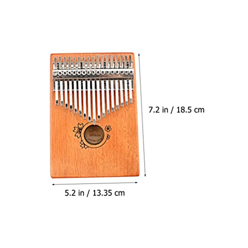 BIENKA Kalimba Thumb Piano 17 Touches Finger Piano Portable en Bois Mbira Finger Piano avec Marteau Instrument de… - Les Beatles, Paul McCartney, John Lennon, RIngo Starr, George Harrison BIENKA Kalimba Thumb Piano 17 Touches Finger Piano Portable en Bois Mbira Finger Piano avec Marteau Instrument de… – Image 3