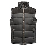 Futter aus Polyester-Taft Regatta Herren Altoona Bodywarmer Outdoor Weste, Multicoloured (Seal Grey/Black), X-Large (Size:XL)
