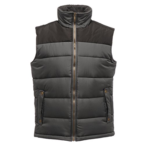 Regatta Altoona - Chaleco térmico para Hombre (Impermeable, Acolchado) Multicoloured (Seal Grey/Black) M Cover