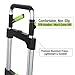 Leeyoung Folding Hand Truck and Dolly,309 lb Capacity Aluminum Portable Cart with Telescoping Handle and PP+EVA Wheels