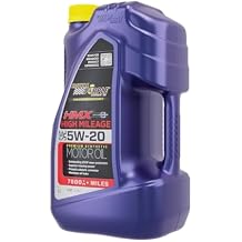 Royal Purple HMX w/Synerlec | High Mileage SAE 5W-20 Premium Synthetic Motor Oil |5 Quart | SKU 17518