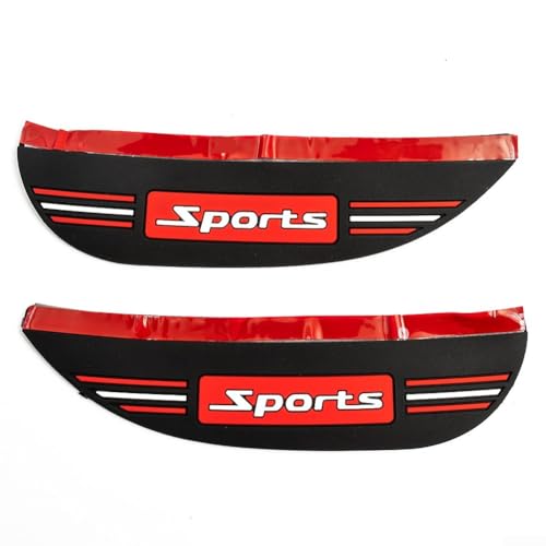 Car Accessories, Rearview Mirror Rain Eyebrow Board Prevents Smogs, Flexible for Curves, Adds Special Touch