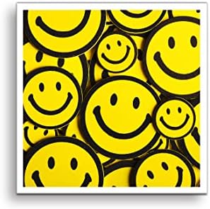面白いアートパネル Emoji絵 ポップ ウォールアート 可愛いポスター パターン壁画 おしゃれな油絵 有名 絵画 Ins写真 トイレ 飾り 飲食店インテリア 寝室壁アート F 30 30cm 1枚 キャンペーンもお見逃しなく