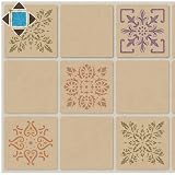 Stencil amoldable. Se adaptan a cualquier superficie con facilidad.