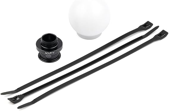 Acuity Instruments Poco Insulated Low-Profile Shift Knob in White (M10X1.5) (Manual Transmission Only) (1952-WHT)