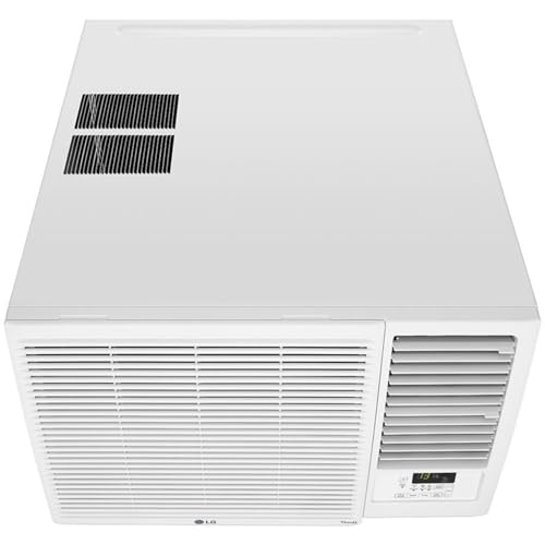Image of LG 18,000 BTU Heat and Cool Window Air Conditioner with WiFi Controls, Smart Temperature Control for Rooms up to 1,000 Sq. Ft., White