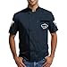 Mens Aprons for Cooking Unisex Cardigan Button White Classic Short Sleeve Black Professional Custom Chef Coat Camisas De para Mujer