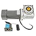 Wawuwao Worm Geared Motor with Speed Controller 1:50 Reduction, 370W Powerful Electric Motor, Gear Motor for Industrial Equipment