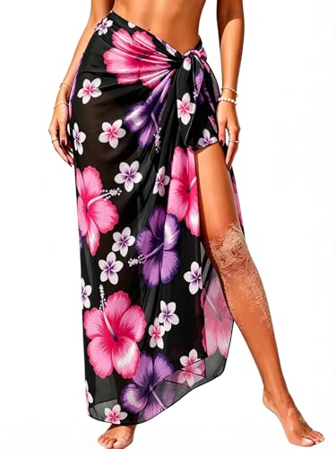 Image of CHICGAL Sarong Wraps Swimsuit Coverup for Women Bathing Suit Cover Up Summer Bikini Beach Swimwear 2026