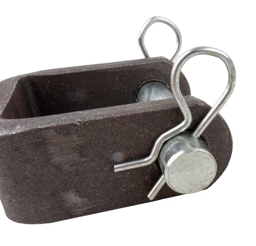 Ama-Bügel mit verzinktem Bolzen zur Dreipunktbefestigung: Anschweißgabel mit Bolzen Ø 19 mm