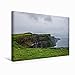Produktbild Premium Textil-Leinwand 45 x 30 cm Quer-Format Bekanntschaft an den Cliffs of Moher | Wandbild, HD-Bild auf Keilrahmen, Fertigbild auf hochwertigem Vlies, Leinwanddruck von Marion Bönner