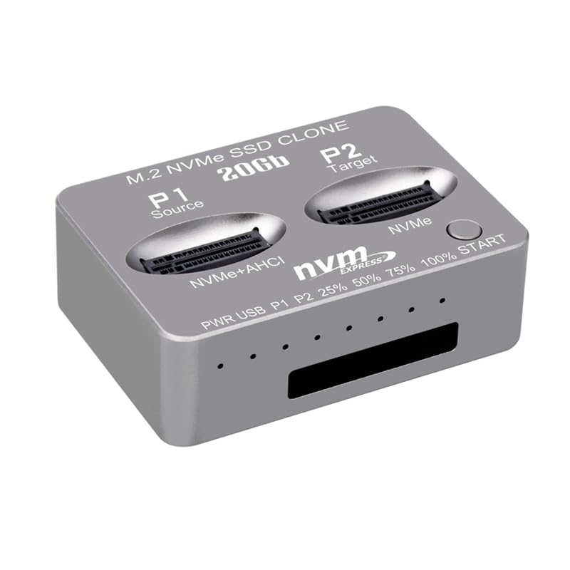 Station d'accueil M.2 NVME USB 3.2 Gen2, la vitesse absolue pour cloner vos disques en un clic