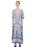 Miss Lavish London Robe Caftan pour Femme - Caftan pour Femme - Convient aux Adolescentes et aux Femmes Adultes de Taille Normale à Grande Taille - Rose - 38-44 - Cadeau du Nouvel an