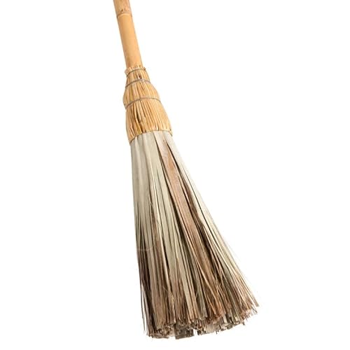 Escoba De Palma Mango De Caña 135 Cm | Limpieza Sostenible Y Eficaz | Ideal para Interior Y Exterior | Catral