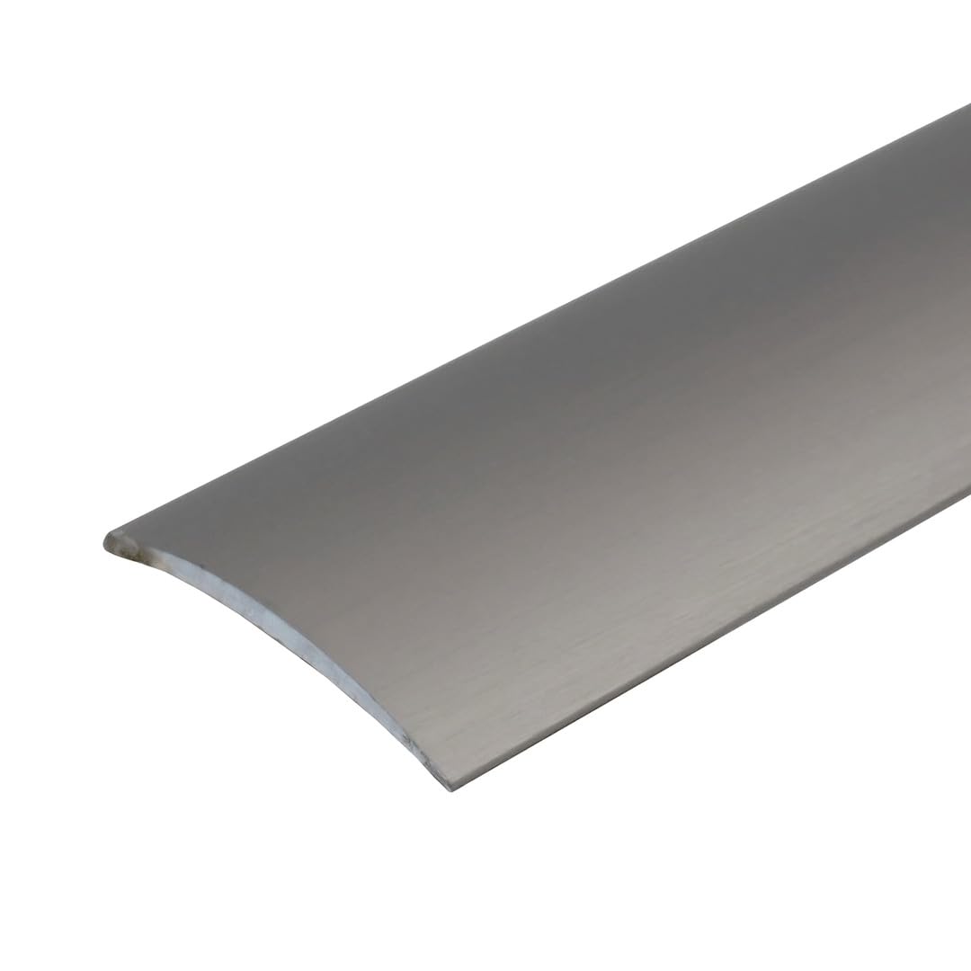 Cayrus A03 30Mm Anodised Aluminium Self Adhesive Door Threshold Strip - Inox, 0.93M