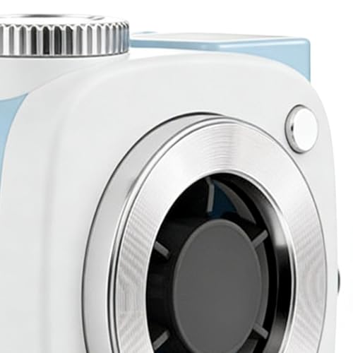 Ventilador recargable de mano con pantalla digital y flujo ajustable 8