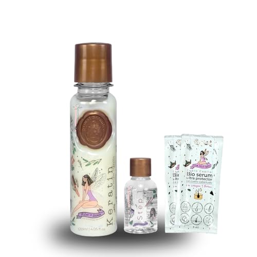 Ritual Botnico Keratina Orgnica | Treatment to Straighten Repair and Relax Hair | All Natural Organic & Vegan Ingredients | Product of Colombia | Keratin Small 120ml/4.05 Fl Oz)