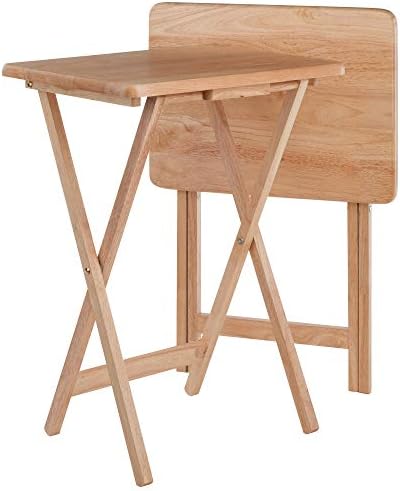 Winsome Alex 2-pc Set TV Table, Natural