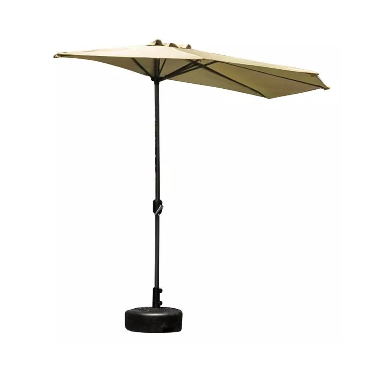 Nowoczesny Parasol Ogrodowy Parasol Ogrodowy 9,8FT Z Półokrągłą Podstawą I Korbą Wodoodporny Zewnętrzny Basenowy Do Ogrodu Na Podwórku Balkon Plażowy