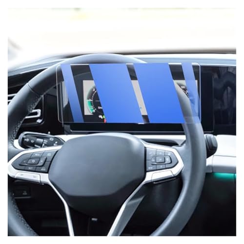 Film en verre trempé haut de gamme pour écran GPS VW Tiguan et Atlas 2023 bleu