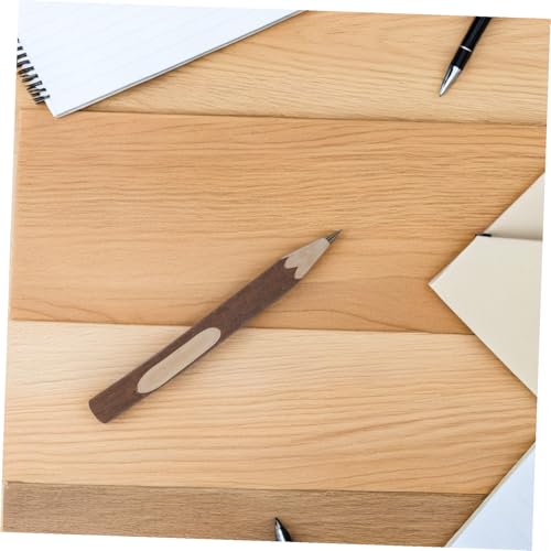 Lápices de madera con corteza natural 13cm 10 piezas miniatura 4