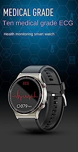 Reloj inteligente profesional de monitoreo de salud con ECG de grado médico, presión arterial, oxígeno en sangre y seguimiento de frecuencia cardíaca para deportes y gestión diaria de la salud