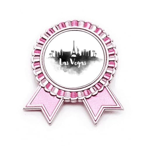 Broche Rose Winner Award Las Vegas Amelandmark : Médaille Métal avec Fixation Robuste