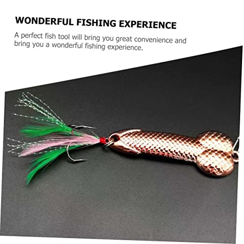 Kisangel 10 Pçs Iscas De Lantejoulas De Metal Simulação Caixas De Isca De Pesca Para Iscas De Pesca