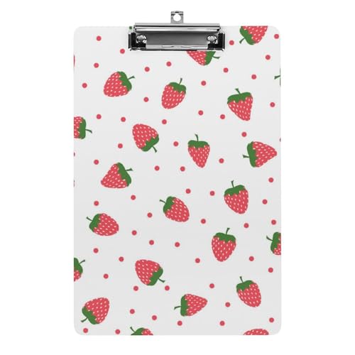 Planchette à pince A4 fraise rigide avec support de fixation
