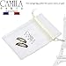 Camila Paris CP3367 French Hair Barrette Clip for Women, Handmade, Onyx, Side Slide-in Metal-Free Closure Strong Hold Grip Hair Clips for Girls, No Slip Durable Hair Accessories, Made in France