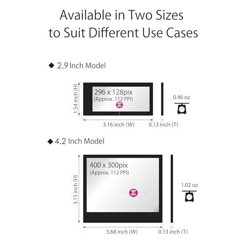 Écran E-Paper NFC Santek étiquette connectée réinscriptible pour PC et iOS - 2