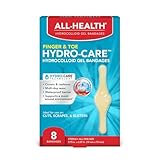 All Health Hydrocolloid Gel Bandages, Fingers & Toes, 8 ct