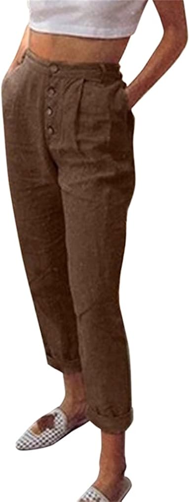 Amazon.com: NP Summer Harem Pants Mujer Primavera Verano Pantalones Cintura Pantalones  Mujer : Ropa, Zapatos y Joyería