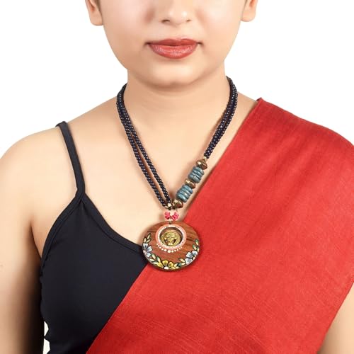 Image of AAKRITI ART CREATIONS Handcrafted Tribal Dhokra & Royal Brass Necklace Collection | Queen, Cleopatra & Heritage-Inspired Statement Jewelry | Artisan Ethnic Necklaces for Women