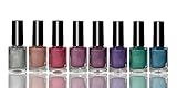 Holographic Nagellack Hologram Effekt Regenbogen Nagellack Holographic Holo Lack Nail Polish Toller Effekt 8x 10ml im Set