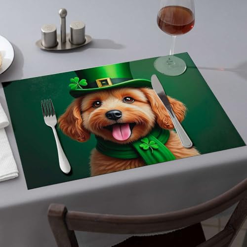 Napperons western lavables pack de 6 pour protéger votre table avec humour et style