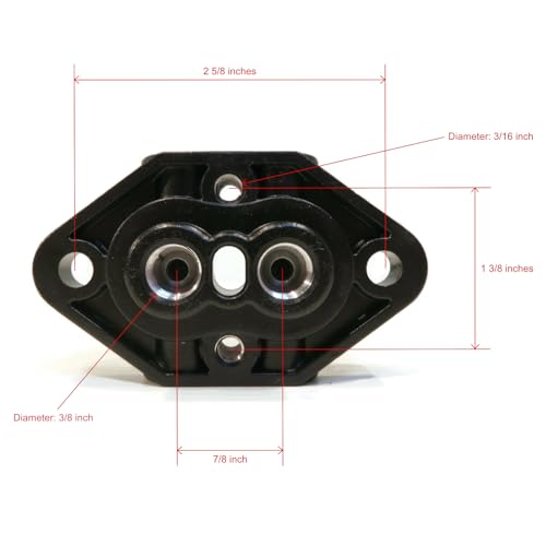 The ROP Shop Power Trim Line Manifold Assembly for MerCruiser Integrated Transom Sterndrive