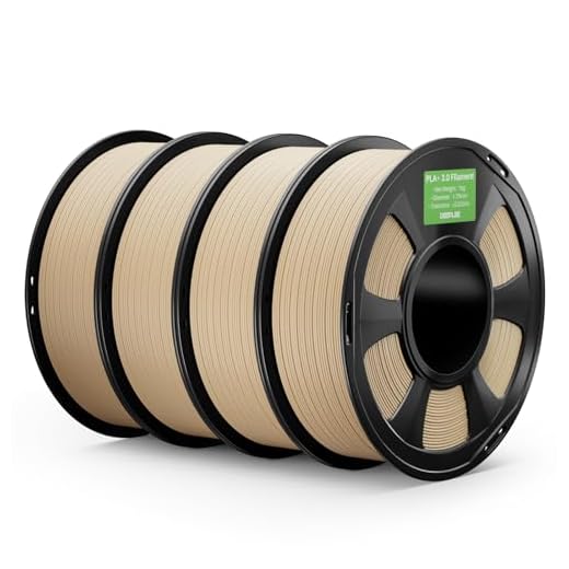 DEEPLEE PLA+ 2.0 Filament 1.75mm, 3D Printer Filament, Upgrade PLA Plus 3D Printer Filament, High Speed PLA+ Filament for Most FDM 3D Printer, Beige 4kg