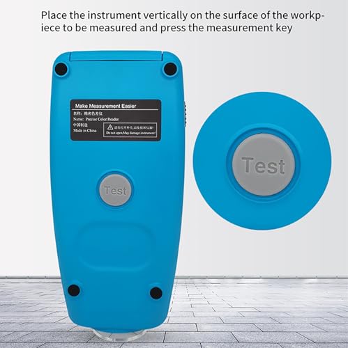 Handheld-Farbmessgerät, Farbsensor-Kolorimeter mit 2,8-Zoll-Bildschirm, Dual-Positionierungsmodi, automatische Kalibrierung, 4 mm Kaliber, 0,01 Genauigkeit für Kleidung und Druck