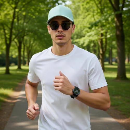 Image of Tomorrow Adjustable Baseball Cap - Unisex Cotton Snapback Trucker Hat with Sun Protection, Perfect Outdoor & Sports Cap for Men and Women