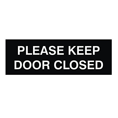 All Quality Basic Please Keep Door Closed �ǂ܂��̓h�A�T�C�� - ���ʔS���t�H�[���e�[�v | �ϋv���̂���f�� | ���S���ƃv���C�o�V�[���m�� (�u���b�N) - S (5�p�b�N)