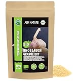 Alpi Nature Knoblauchgranulat BIO 250g, Knoblauch granuliert, getrocknete Knoblauch Granulat