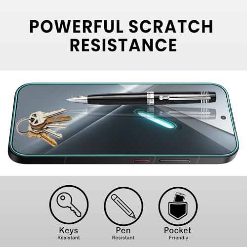 Image of FIRST MART Tempered Glass for Poco X8 Pro, 9H 0.3 mm Full-Glue Screen Protector with Cable Protector, 3D Edge-to-Edge, HD Clear, Case-Friendly, Black, Pack of 1