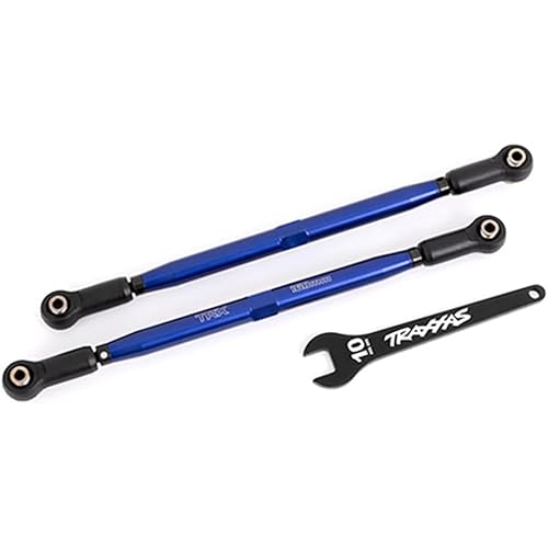 Traxxas 7897X Blue Anodized Toe Links, 7075-T6 Alum (2): X-Maxx WideMaxx Kit
