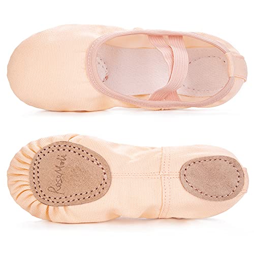 RoseMoli Canvas Ballet Slippers Flats for Girls/Toddlers/Kids/Women, Yoga Practice Shoes for Dancing4