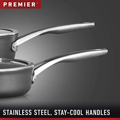 Calphalon 2029645 Premier Hard-Anodized Nonstick 1.5-Quart Saucepan with Cover, Aluminum, Black 4 Gallery Image